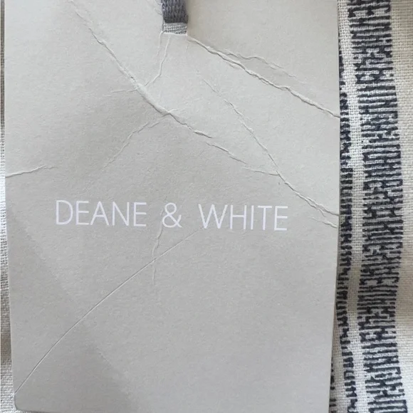 Womens Deane & White Skirt UK 16 A-Line Linen Stripe Cream Midi Length Pockets - Picture 10 of 11